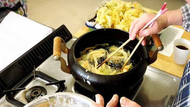 60食分の天ぷらを揚げるのは・・正直 なんぎぃんだてば!