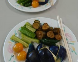 きれいに盛り付けてっと!