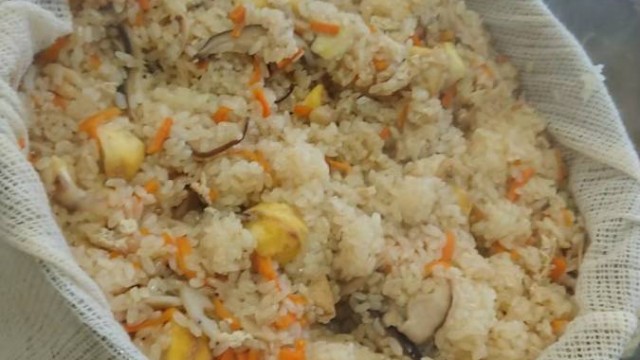 寄付して頂いた「おっきな栗」