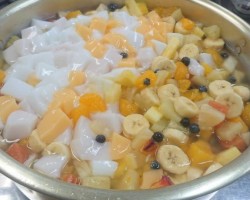 タップリつくったデザートですよ!