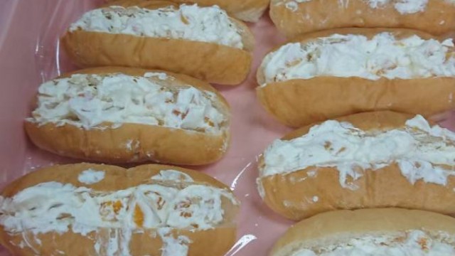 フルーツサンド完成!