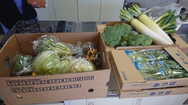今月もたくさんの食材を頂きました!